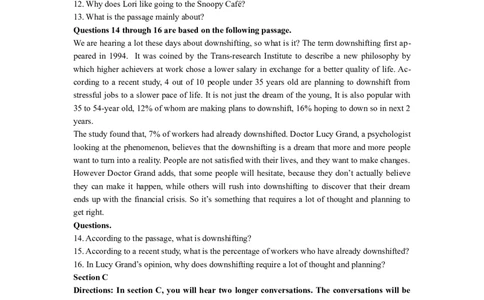 2015年高考英语试卷（上海）（秋考）（解析卷）_英语历年高考真题_新&middot;Word版2008-2025&middot;高考英语真题_英语（按年份分类）2008-2025_2015&middot;高考英语真题