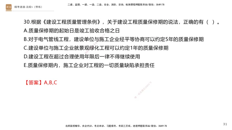 06.2025张峰-精考速通-法规5（带练）_2026年一级建造师_2026年一建法规_2025年一建法规SVIP_03-习题精析✿实战特训✿模考通关_05-法规《精考速通带练》张峰HX_讲义