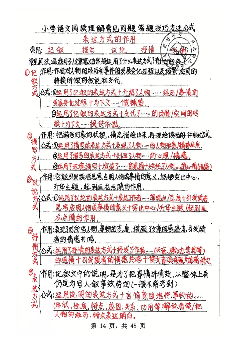 3-6年级阅读理解答题模板_儿童阅读理解排序初级练习题基础启蒙观察细节短文学习训练电子版(1)
