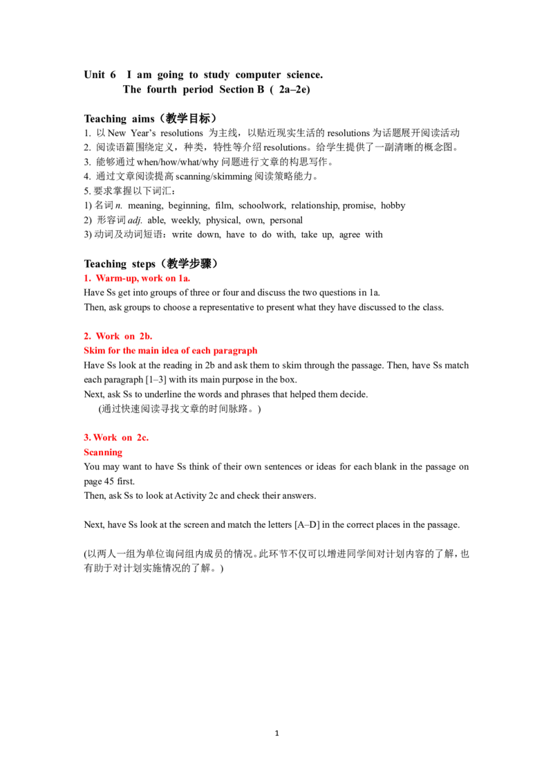 8A_Unit6Period4_初中英语新版_最新人教版英语八年级上册_老版（含有参考价值）_02课件人教版初中英语八上（多版本）易提分旗舰店_课件教案_Unit6
