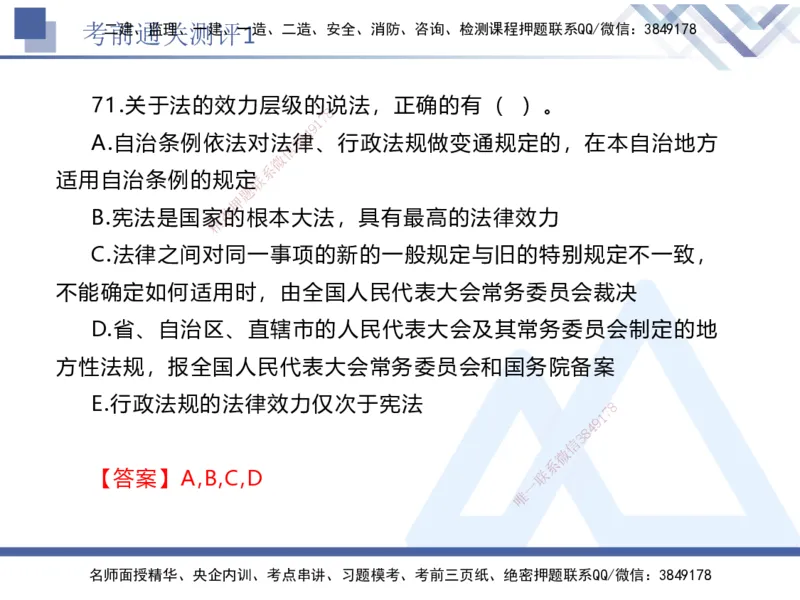 01.2025张峰-考前通关测评-法规1_2026年一级建造师_2026年一建法规_2025年一建法规SVIP_04-冲刺串讲✿考点强化✿小灶集训_36-法规《考前通关测评》张峰HX_讲义