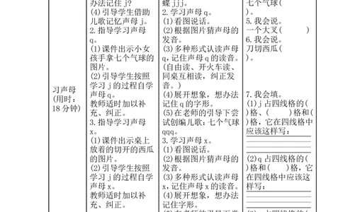 jpx导学案_幼小衔接全套_7.幼小衔接全套_01、拼音_1、拼音课件及教案、练习题等_06jqx