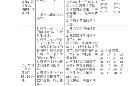 jpx导学案_幼小衔接全套_7.幼小衔接全套_01、拼音_1、拼音课件及教案、练习题等_06jqx