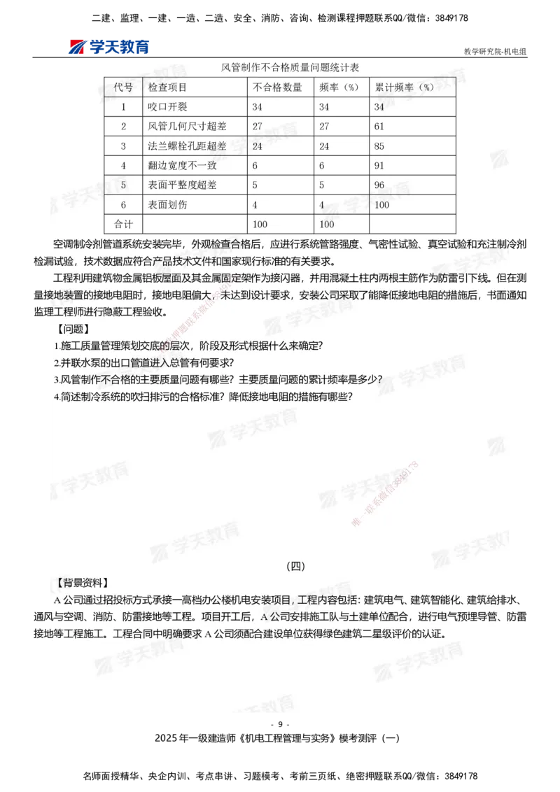 01.2025年一建《机电》模考测评卷（一）_2026年一级建造师_2026年一建机电_2025年一建机电SVIP_03-习题精析✿实战特训✿模考通关_35-机电《模考测评班》马明宇XT_讲义