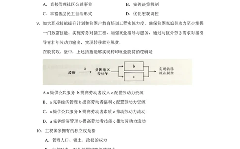 2016年高考政治试卷（上海）（空白卷）_政治历年高考真题_新&middot;PDF版2008-2025&middot;高考政治真题_政治（按年份分类）2008-2025_2016&middot;政治高考真题