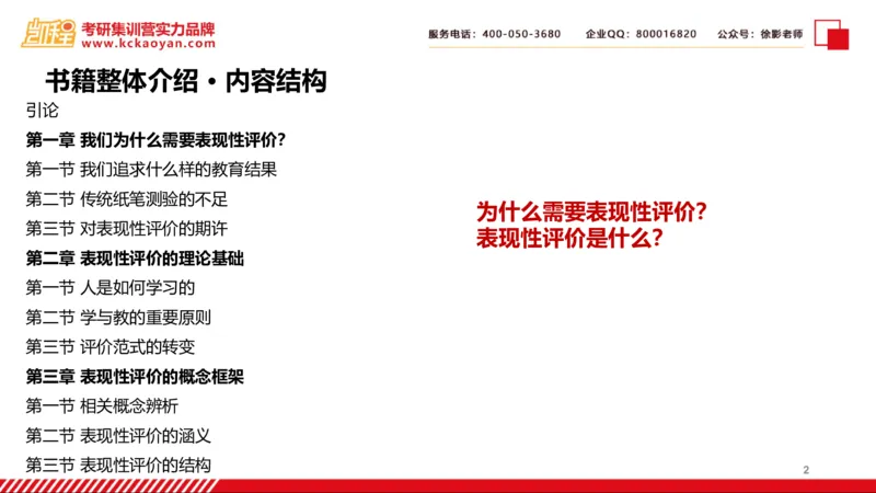 第7讲：《中小学表现性评价的理论与技术》_26考研复试_复试网课（最新版，含机构讲义）_04.2026教育类复试课程_01.复试指导讲义_01名著导读课件