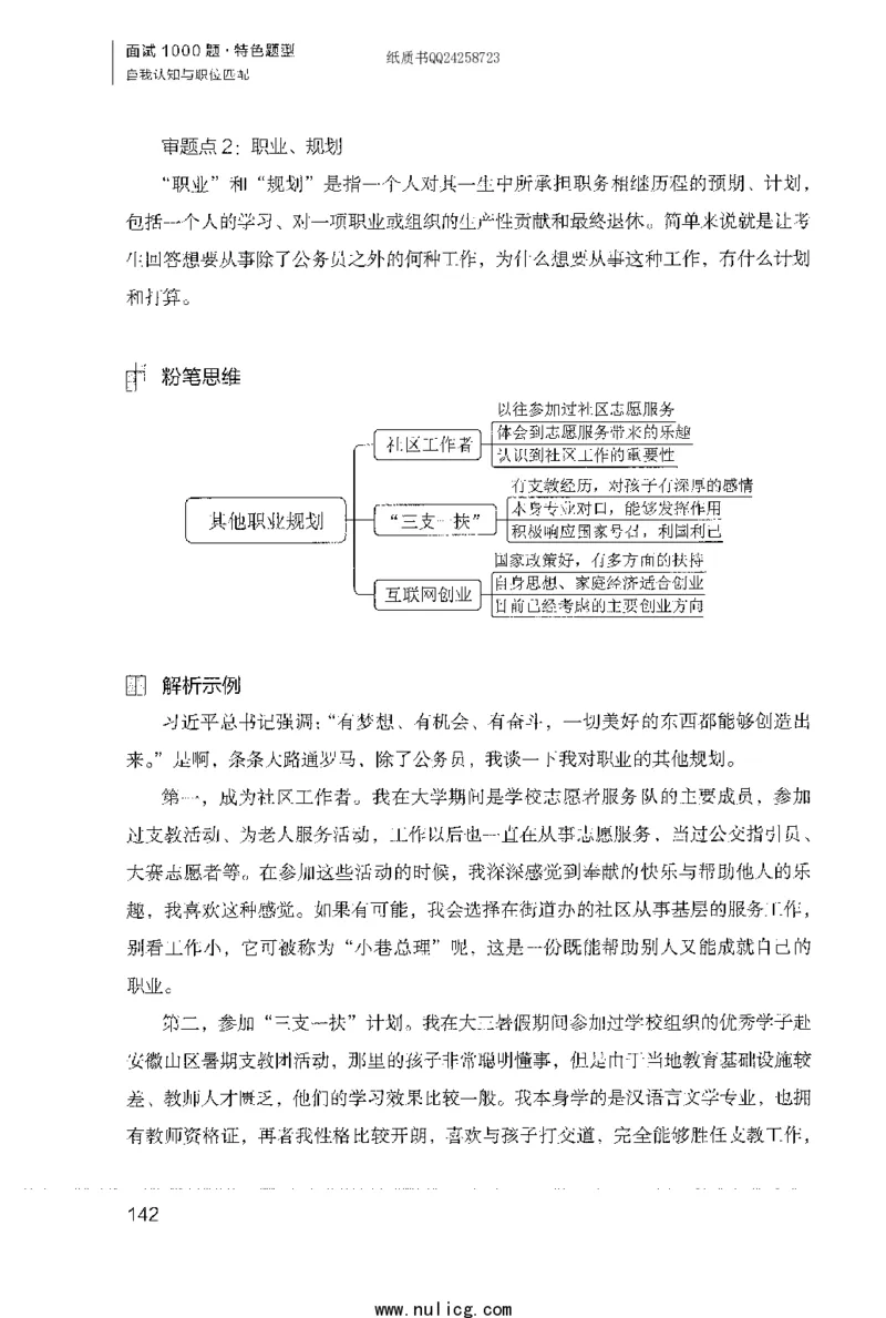 面试1000题（特色题型&middot;自我认知与职位匹配）_2025春招题库汇总_十大行测题库_2023年十大热门题库更新中_09、易考汇总_银行面试_半结构化_粉笔面试1000题