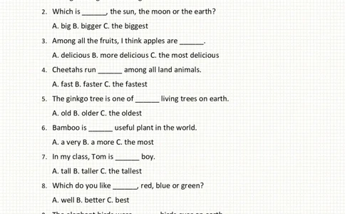2025秋人教英语八上单元语法Unit4巩固练习_初中英语新版_最新人教版英语八年级上册_新版_初中英语8上新更新第三套可选择_11单元语法讲解+配套练习_2.单元语法总结及练习(word+pdf)