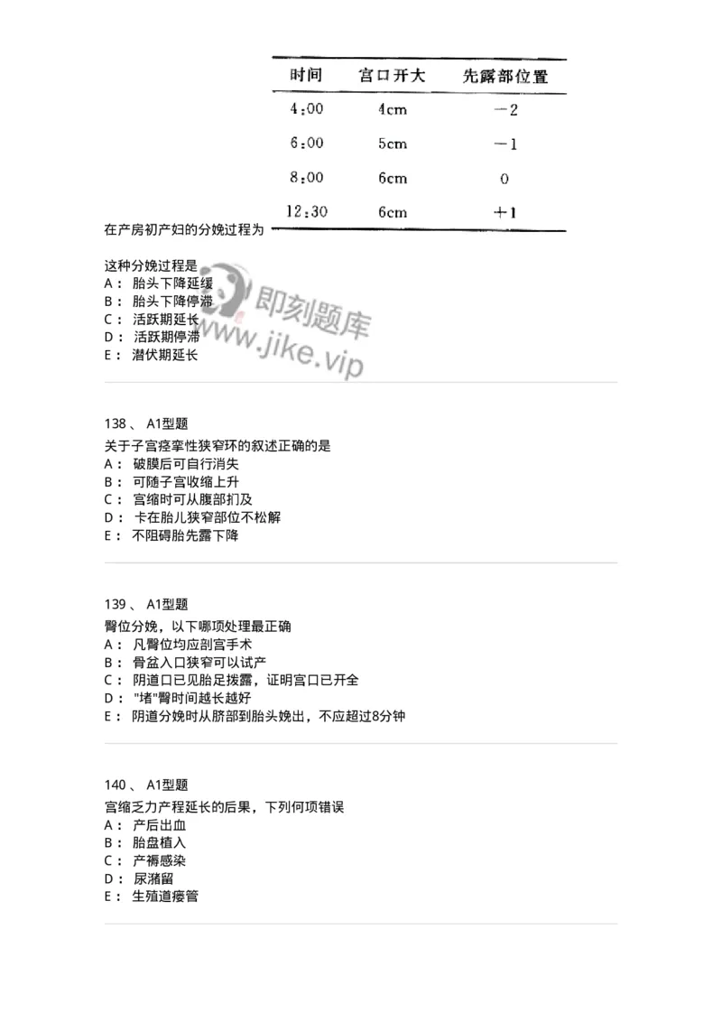204013-异常分娩-174741_军队文职(1)_01.军队文职真题-专业课_（全）版本一（历年真题+章节练习+模拟题）_临床医学(军队文职)_预测模拟_纯题目
