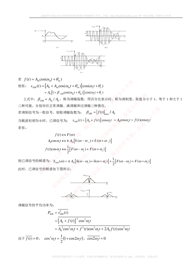 通信类-通信原理知识点_2025春招题库汇总_国企题库_中国烟草_3Yancao笔试专业完整知识点（仅需看本专业）_3.14通信类