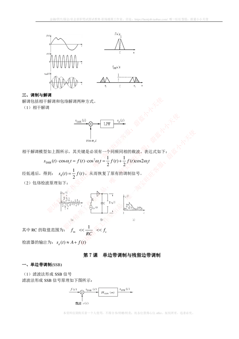 通信类-通信原理知识点_2025春招题库汇总_国企题库_中国烟草_3Yancao笔试专业完整知识点（仅需看本专业）_3.14通信类