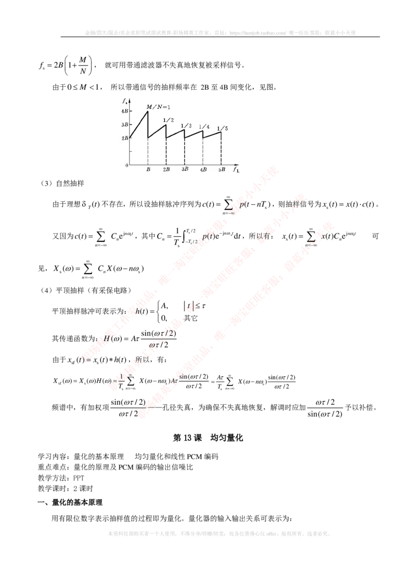 通信类-通信原理知识点_2025春招题库汇总_国企题库_中国烟草_3Yancao笔试专业完整知识点（仅需看本专业）_3.14通信类