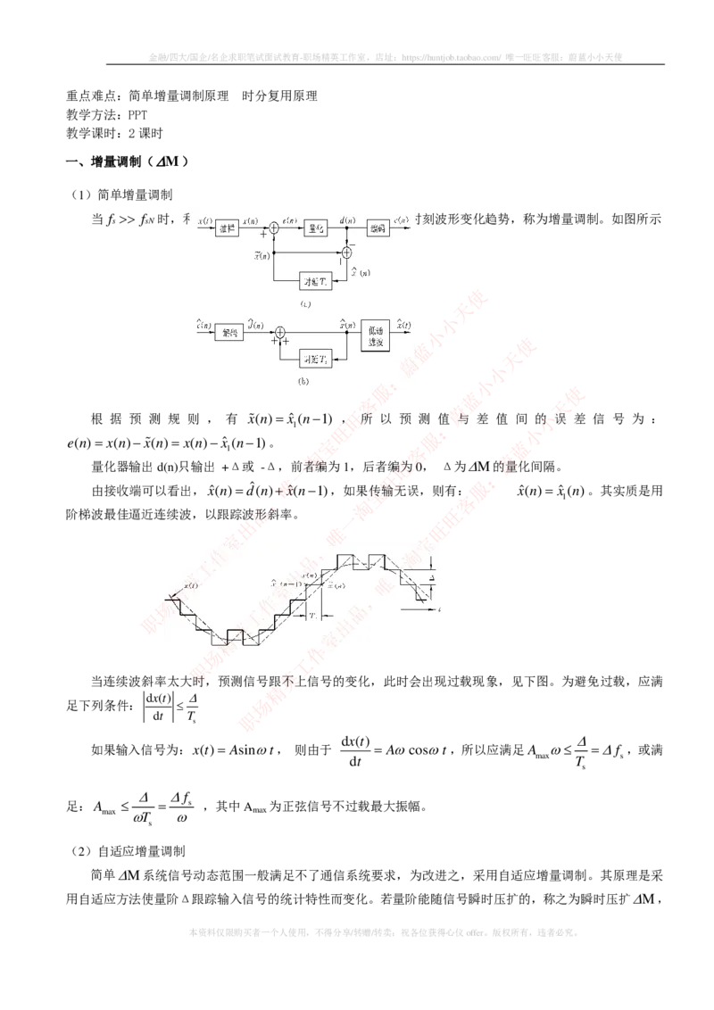 通信类-通信原理知识点_2025春招题库汇总_国企题库_中国烟草_3Yancao笔试专业完整知识点（仅需看本专业）_3.14通信类