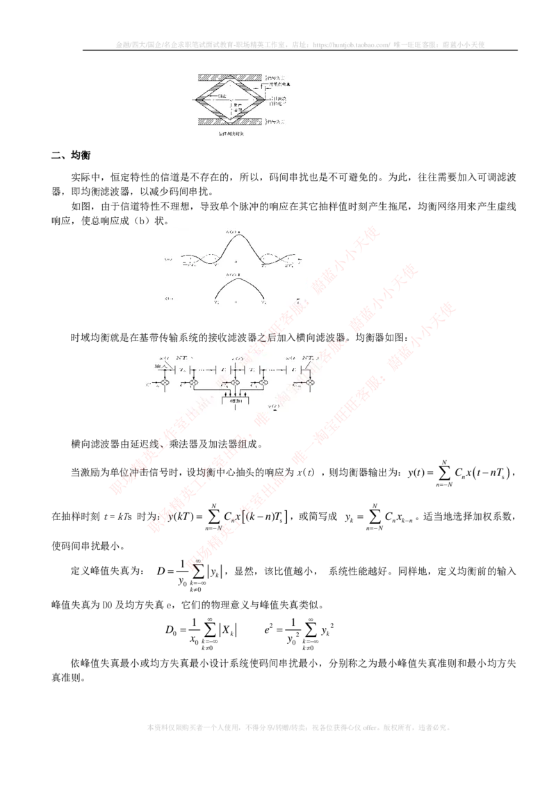通信类-通信原理知识点_2025春招题库汇总_国企题库_中国烟草_3Yancao笔试专业完整知识点（仅需看本专业）_3.14通信类