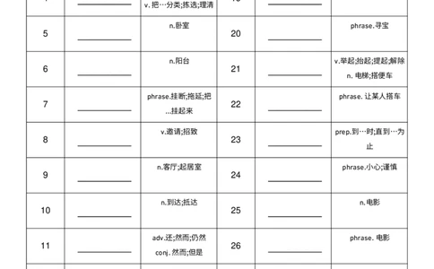 2025秋人教版八年级上册英语U2中译英单词默写_初中英语新版_最新人教版英语八年级上册_新版_初中英语8上新更新第三套可选择_10单词默写+字帖_单词表