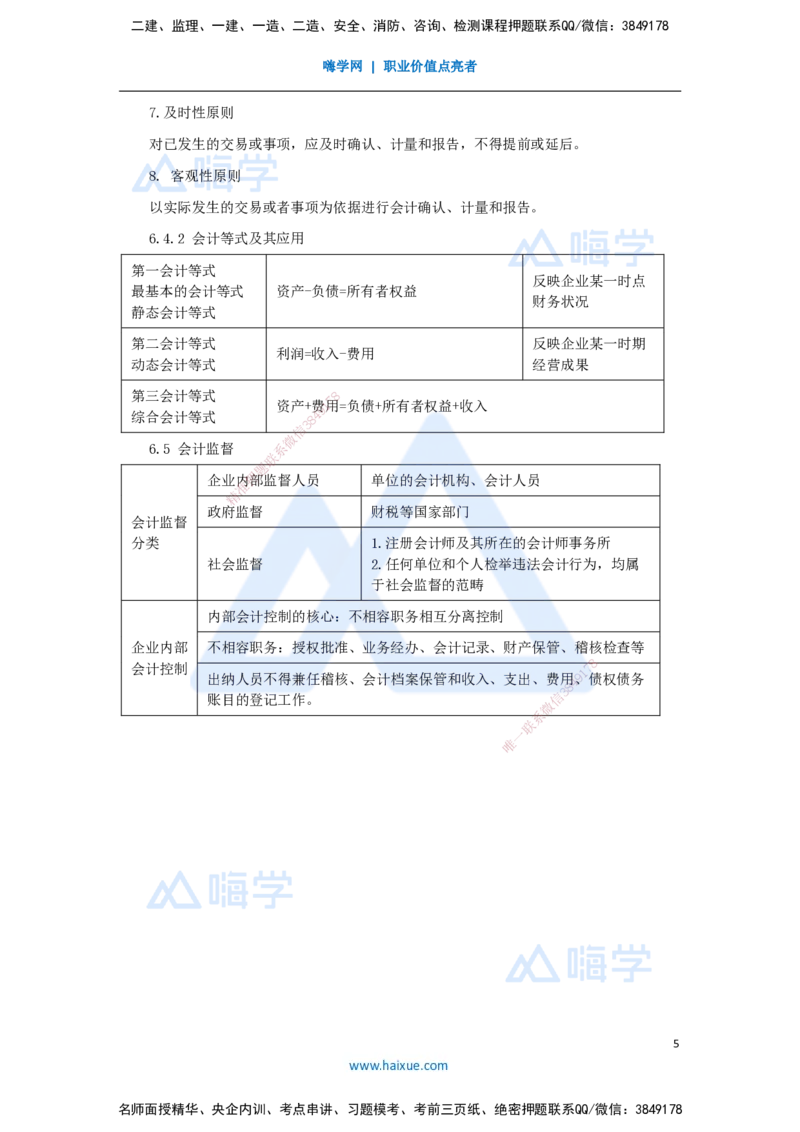 07.2025王晓波-考前拔分速成-第6章财务会计基础_2026年一级建造师_2026年一建经济_2025年一建经济SVIP_04-冲刺串讲✿考点强化✿小灶集训_14-经济《考前拔分速成》王晓波HX_讲义
