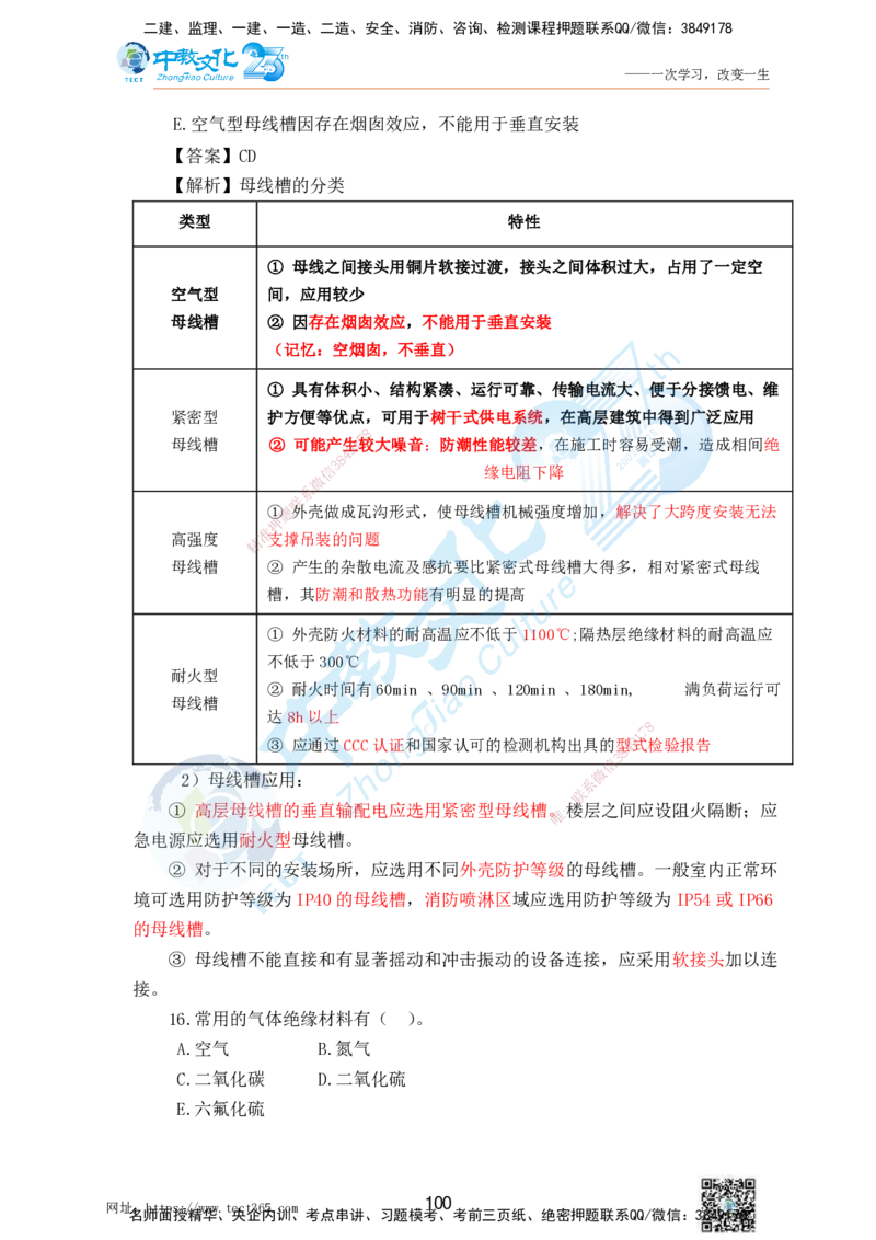 02.25一建机电实务-选择题（查漏补缺）_2026年一级建造师_2026年一建机电_2025年一建机电SVIP_04-冲刺串讲✿考点强化✿小灶集训_46-机电《冲刺面授班》刘建军ZJ_课程讲义