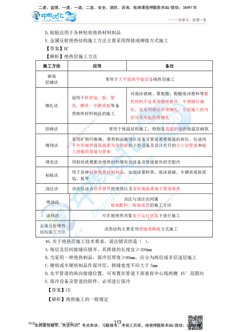 02.25一建机电实务-选择题（查漏补缺）_2026年一级建造师_2026年一建机电_2025年一建机电SVIP_04-冲刺串讲✿考点强化✿小灶集训_46-机电《冲刺面授班》刘建军ZJ_课程讲义