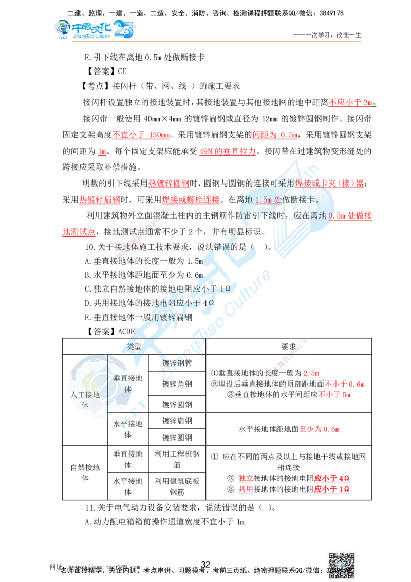 02.25一建机电实务-选择题（查漏补缺）_2026年一级建造师_2026年一建机电_2025年一建机电SVIP_04-冲刺串讲✿考点强化✿小灶集训_46-机电《冲刺面授班》刘建军ZJ_课程讲义