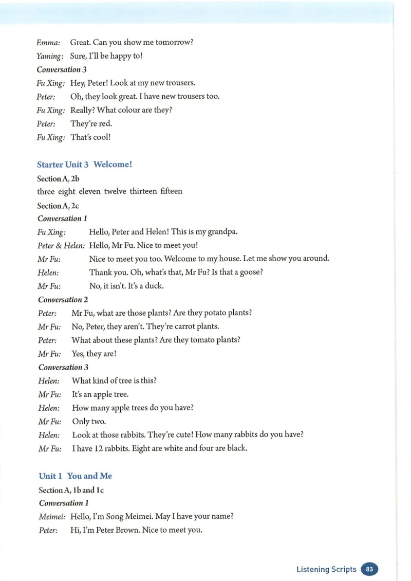 2024年秋人教版七年级上册（最新）_初中英语新版_最新人教版英语七年级上册_英语7上2024秋季最新改版