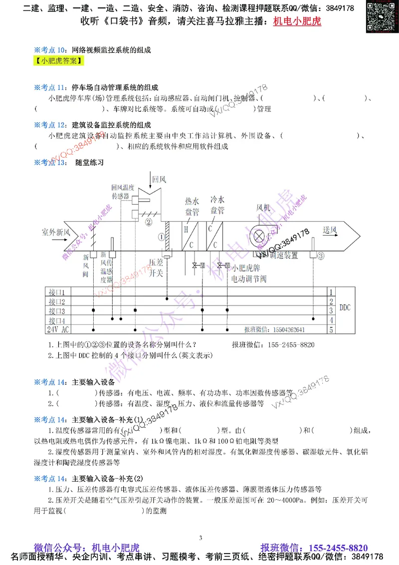 07-《考点一本通-空白版》智能化系统_2026年一级建造师_2026年一建机电_2025年一建机电SVIP_02-基础精讲✿高端面授✿深度强化_11-机电《教材精讲班》小肥虎SMR_考点一本通-默写本
