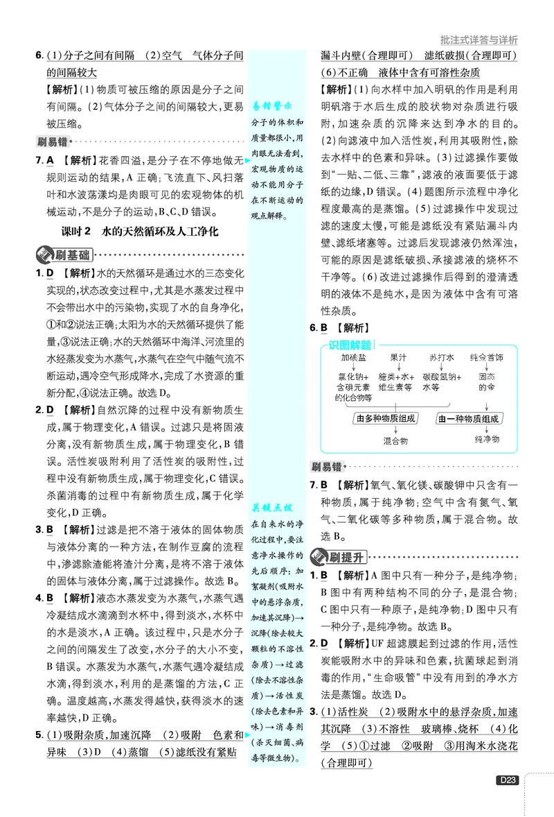 2026《初中必刷题》化学9上(鲁教版)批注式详答与详析_2026《初中必刷题》全科多版本_2025秋_2026版初中《必刷题》9年级上册（7科全）（多版本合集）