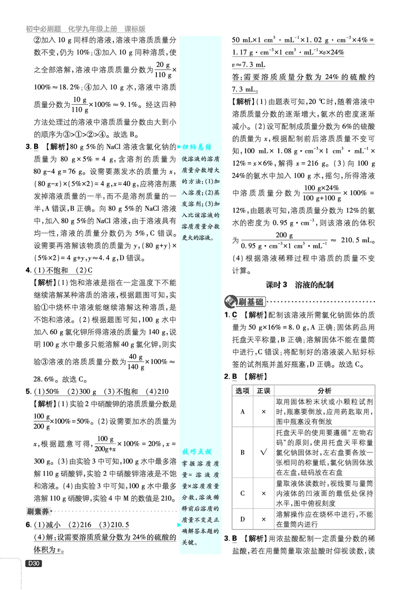 2026《初中必刷题》化学9上(鲁教版)批注式详答与详析_2026《初中必刷题》全科多版本_2025秋_2026版初中《必刷题》9年级上册（7科全）（多版本合集）