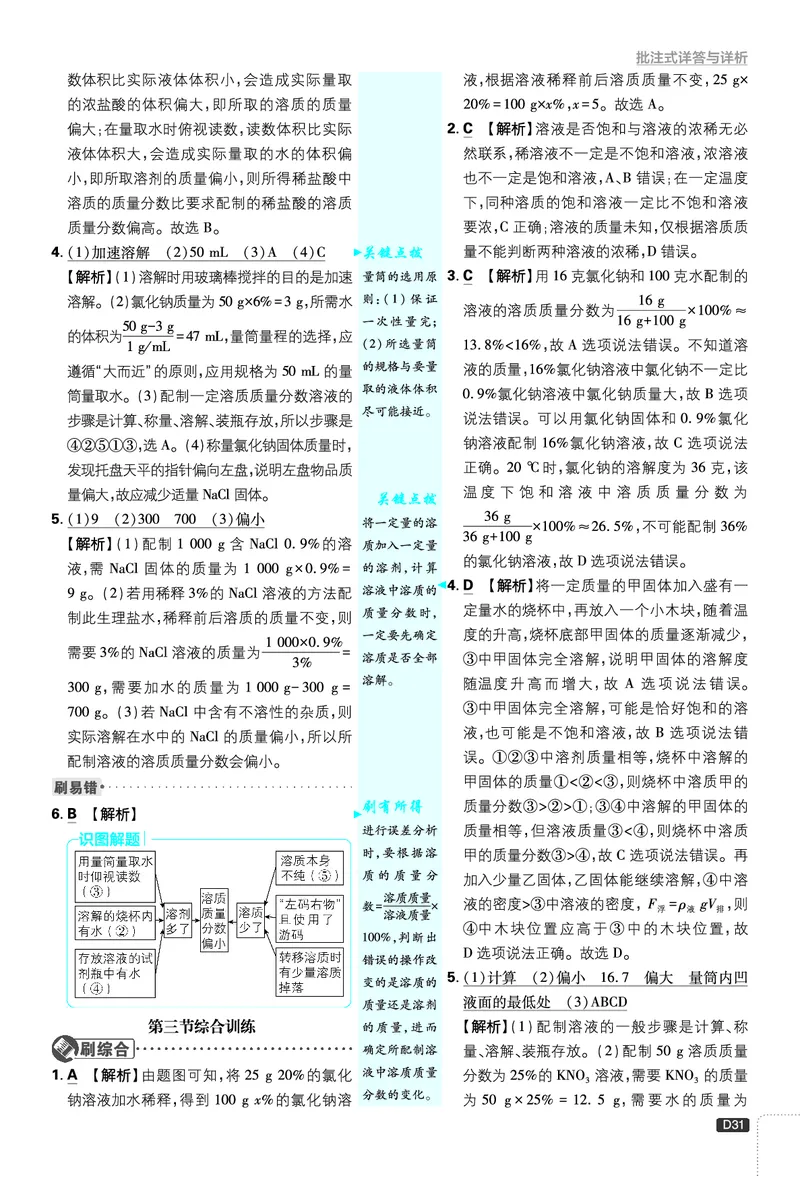 2026《初中必刷题》化学9上(鲁教版)批注式详答与详析_2026《初中必刷题》全科多版本_2025秋_2026版初中《必刷题》9年级上册（7科全）（多版本合集）