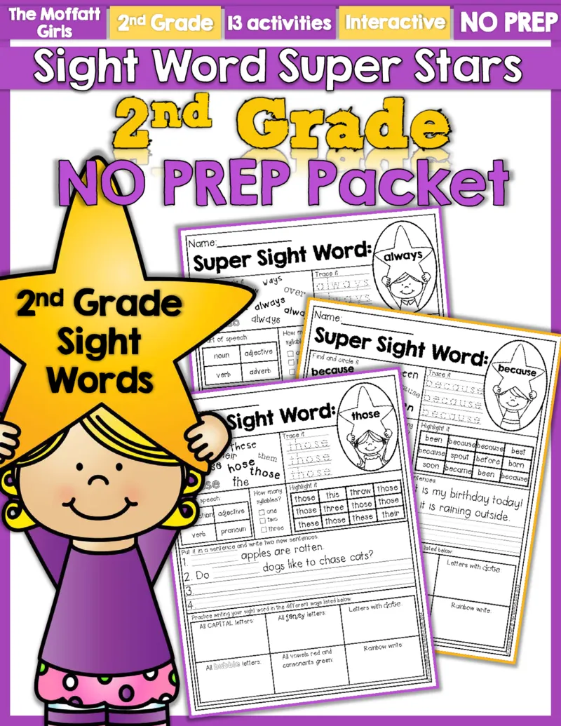 4自然拼读SightWords(启蒙阅读高频词）_幼小衔接全套_幼小衔接资料大全_幼小衔接资料1️⃣_017高频词翻翻卡500页_五个级别高频词SightWords练习纸​