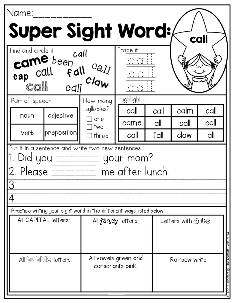 4自然拼读SightWords(启蒙阅读高频词）_幼小衔接全套_幼小衔接资料大全_幼小衔接资料1️⃣_017高频词翻翻卡500页_五个级别高频词SightWords练习纸​