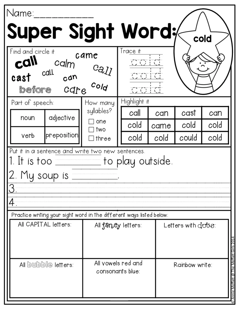4自然拼读SightWords(启蒙阅读高频词）_幼小衔接全套_幼小衔接资料大全_幼小衔接资料1️⃣_017高频词翻翻卡500页_五个级别高频词SightWords练习纸​