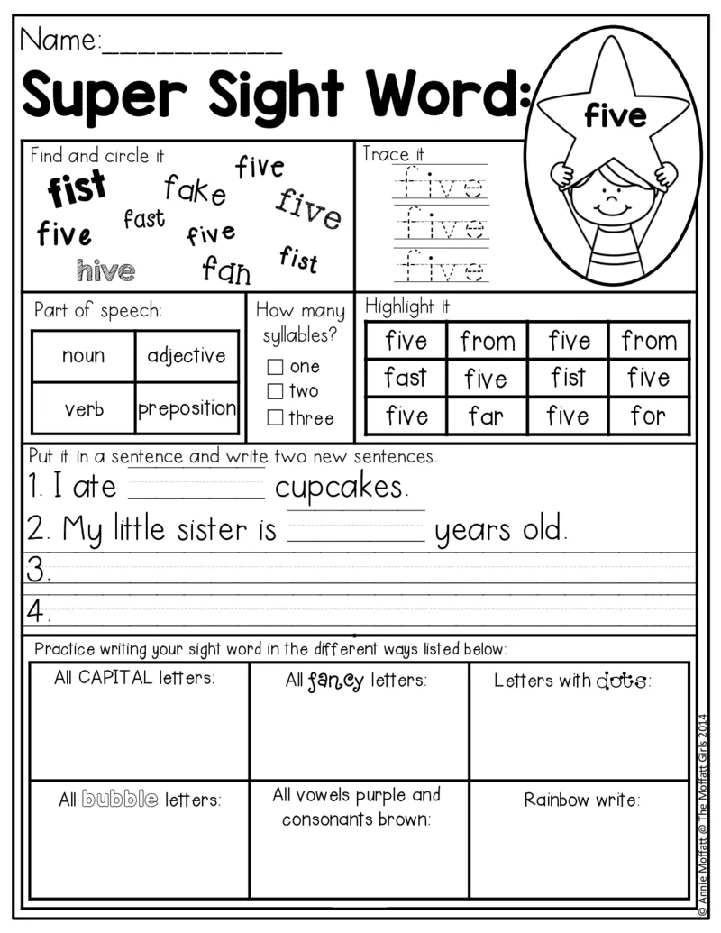 4自然拼读SightWords(启蒙阅读高频词）_幼小衔接全套_幼小衔接资料大全_幼小衔接资料1️⃣_017高频词翻翻卡500页_五个级别高频词SightWords练习纸​