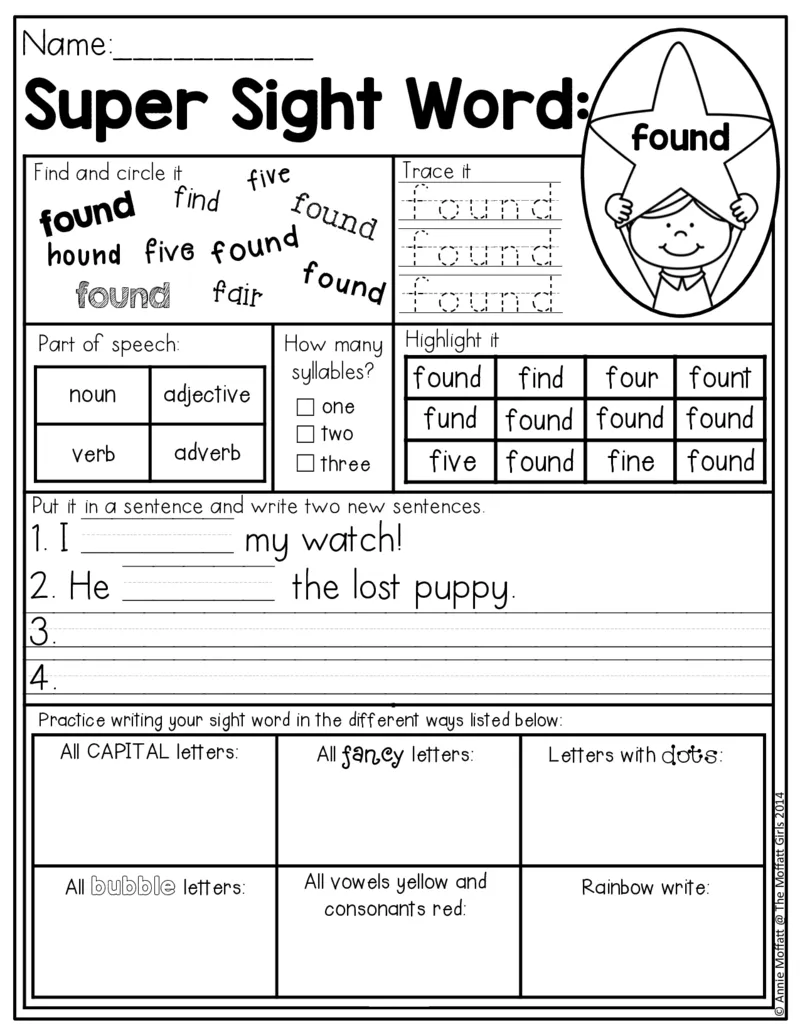 4自然拼读SightWords(启蒙阅读高频词）_幼小衔接全套_幼小衔接资料大全_幼小衔接资料1️⃣_017高频词翻翻卡500页_五个级别高频词SightWords练习纸​