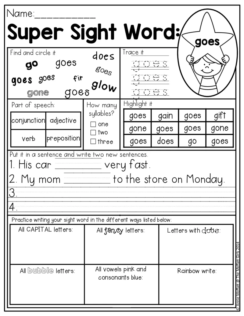 4自然拼读SightWords(启蒙阅读高频词）_幼小衔接全套_幼小衔接资料大全_幼小衔接资料1️⃣_017高频词翻翻卡500页_五个级别高频词SightWords练习纸​