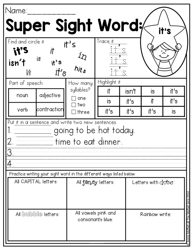 4自然拼读SightWords(启蒙阅读高频词）_幼小衔接全套_幼小衔接资料大全_幼小衔接资料1️⃣_017高频词翻翻卡500页_五个级别高频词SightWords练习纸​
