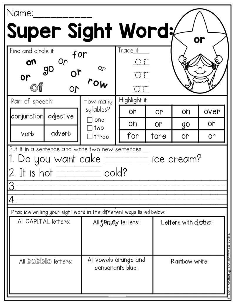 4自然拼读SightWords(启蒙阅读高频词）_幼小衔接全套_幼小衔接资料大全_幼小衔接资料1️⃣_017高频词翻翻卡500页_五个级别高频词SightWords练习纸​