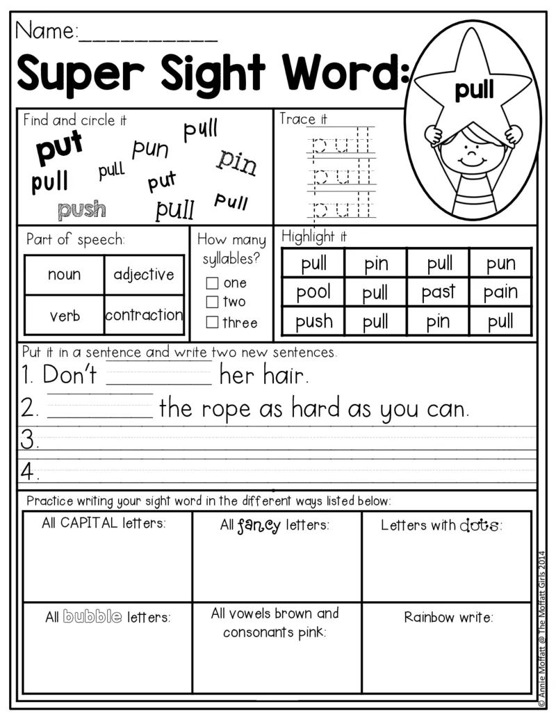 4自然拼读SightWords(启蒙阅读高频词）_幼小衔接全套_幼小衔接资料大全_幼小衔接资料1️⃣_017高频词翻翻卡500页_五个级别高频词SightWords练习纸​