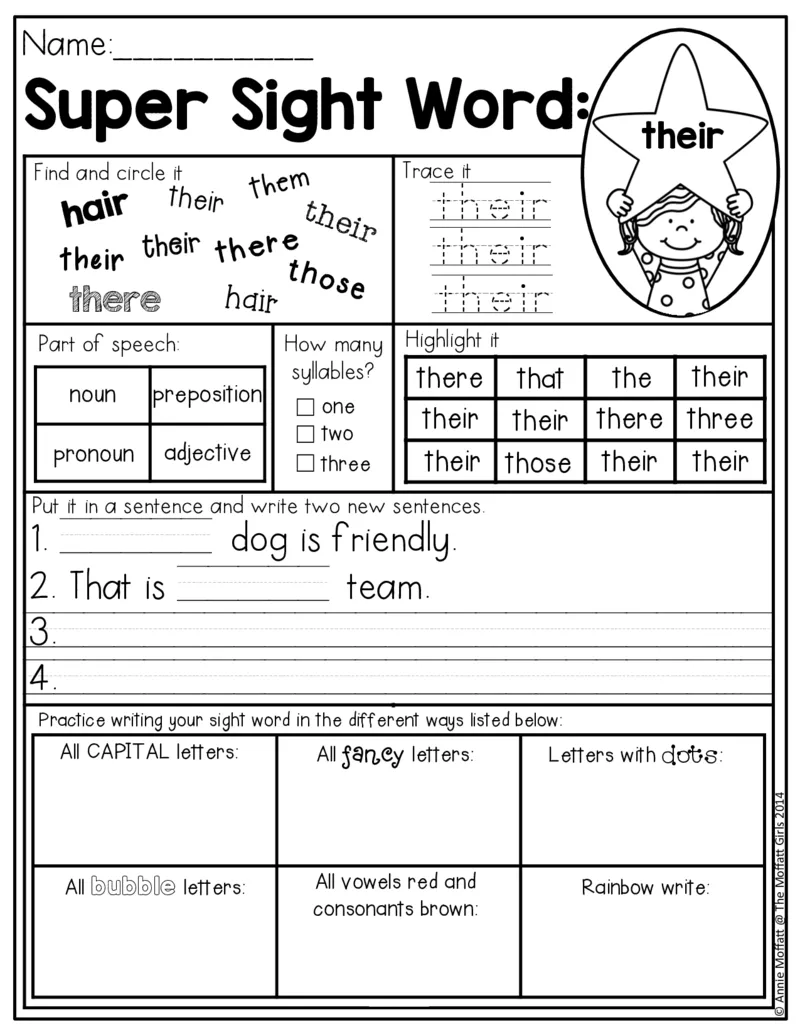 4自然拼读SightWords(启蒙阅读高频词）_幼小衔接全套_幼小衔接资料大全_幼小衔接资料1️⃣_017高频词翻翻卡500页_五个级别高频词SightWords练习纸​