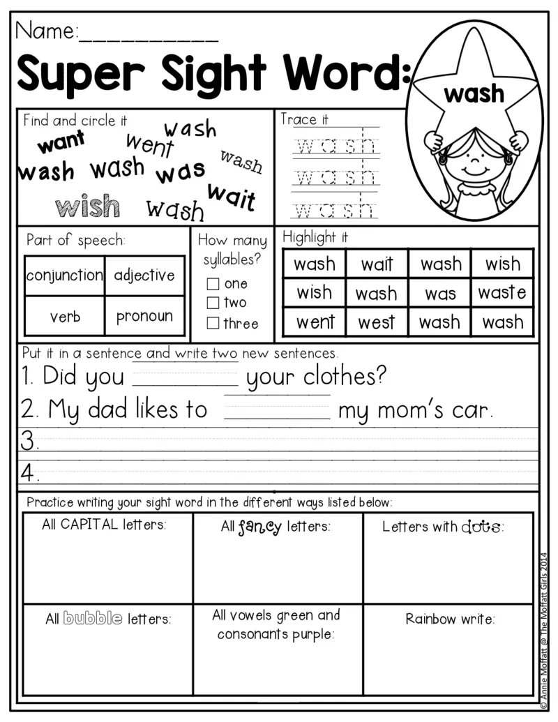 4自然拼读SightWords(启蒙阅读高频词）_幼小衔接全套_幼小衔接资料大全_幼小衔接资料1️⃣_017高频词翻翻卡500页_五个级别高频词SightWords练习纸​