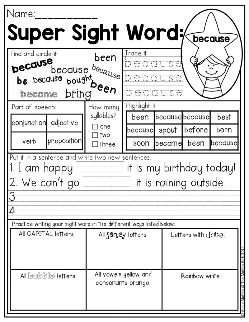 4自然拼读SightWords(启蒙阅读高频词）_幼小衔接全套_幼小衔接资料大全_幼小衔接资料1️⃣_017高频词翻翻卡500页_五个级别高频词SightWords练习纸​