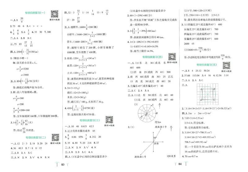 25秋《学霸冲A卷》6年级上册数学人教版_25秋《小学学霸冲A卷》数学人教版1-6_25秋《小学学霸冲A卷》数学RJ6上