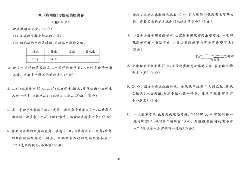 26版《小学奥数专题突破AB卷》2年级_25版《小学奥数专题突破AB卷》