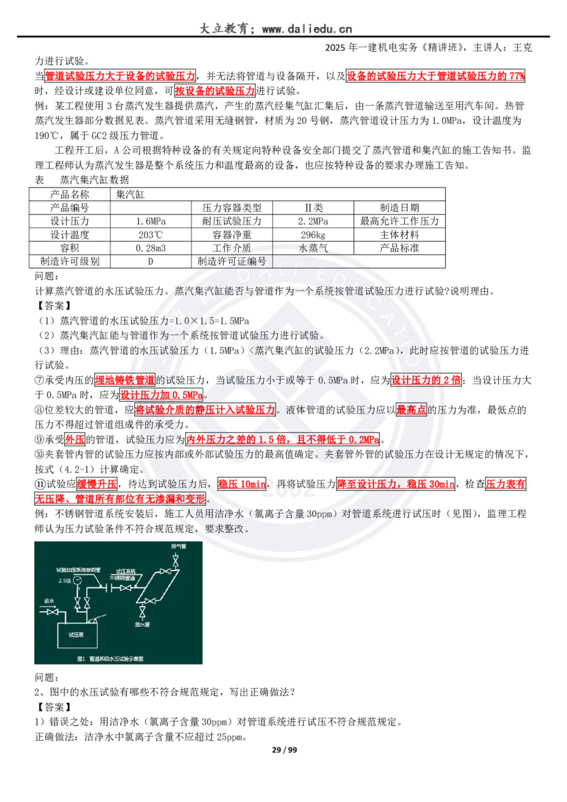 2025一建《机电》精讲讲义_2026年一级建造师_2026年一建机电_2025年一建机电SVIP_02-基础精讲✿高端面授✿深度强化_46-机电《深度精讲班》王克DL
