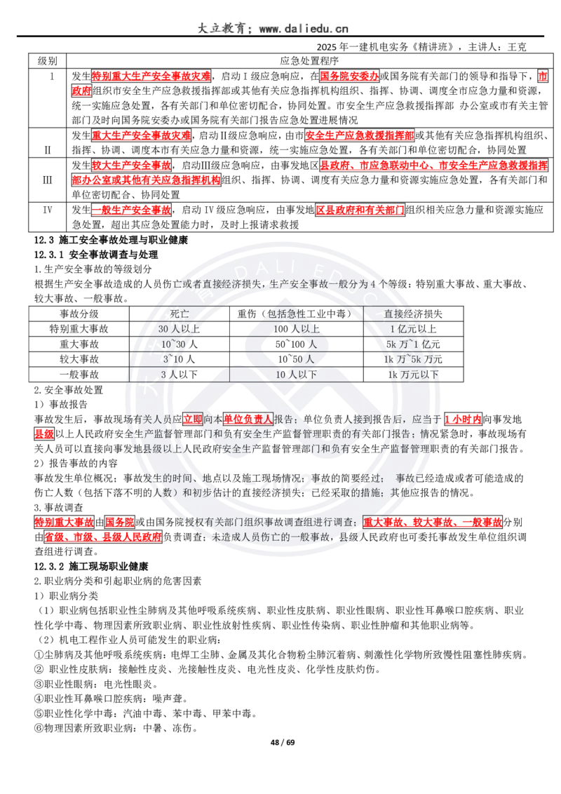 2025一建《机电》精讲讲义_2026年一级建造师_2026年一建机电_2025年一建机电SVIP_02-基础精讲✿高端面授✿深度强化_46-机电《深度精讲班》王克DL