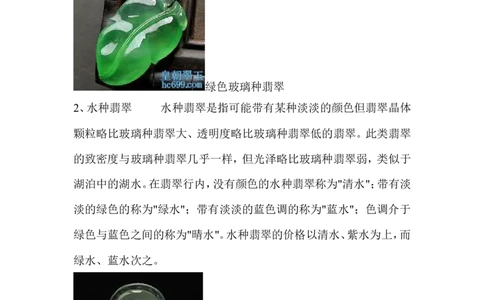 翡翠大致分类_X018-玉石珠宝鉴定教程最新合集_8、玉石翡翠鉴定与投资电子资料_赌石专题