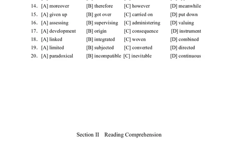 2008年历年考研英语真题_❤️1.1980-2009年考研英语真题及解析(英语一二通用）_01、真题部分（英语一二通用）_Word版