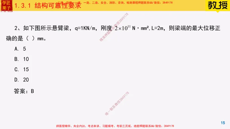 07-结构可靠性要求25全新_2026年一级建造师_2026年一建建筑_2025年一建建筑SVIP_02-基础精讲✿高端面授✿深度强化_08-建筑《超级精讲班》栗子XJ_25精讲讲义