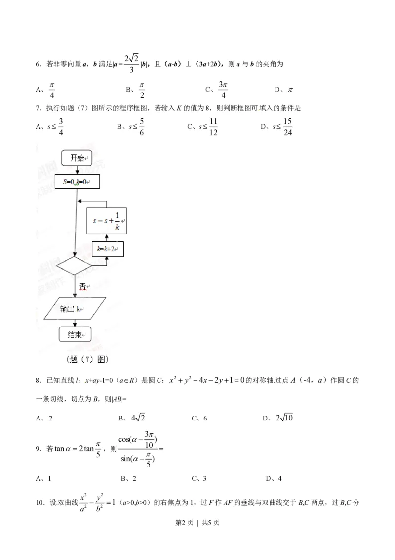 2015年高考数学试卷（理）（重庆）（空白卷）_历年高考真题合集_数学历年高考真题_新&middot;PDF版2008-2025&middot;高考数学真题_数学（按年份分类）2008-2025_2015&middot;高考数学真题