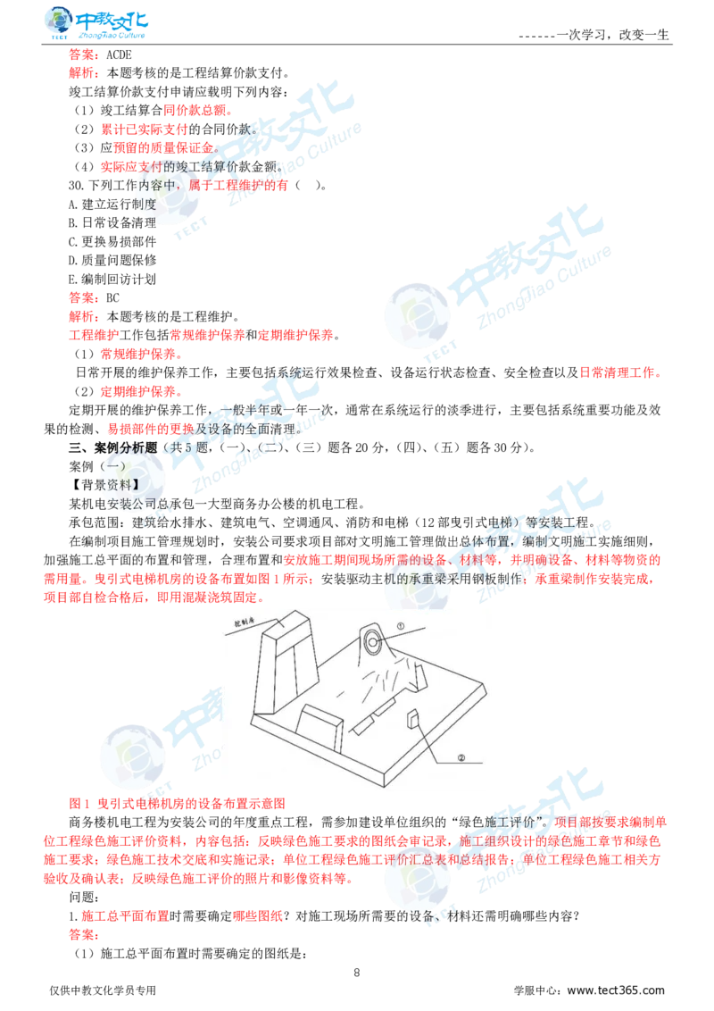 06.一建机电-2024年真题解析-讲义_2026年一级建造师_2026年一建机电_2025年一建机电SVIP_03-习题精析✿实战特训✿模考通关_23-机电《高频考题班》王建波ZJ_课程讲义