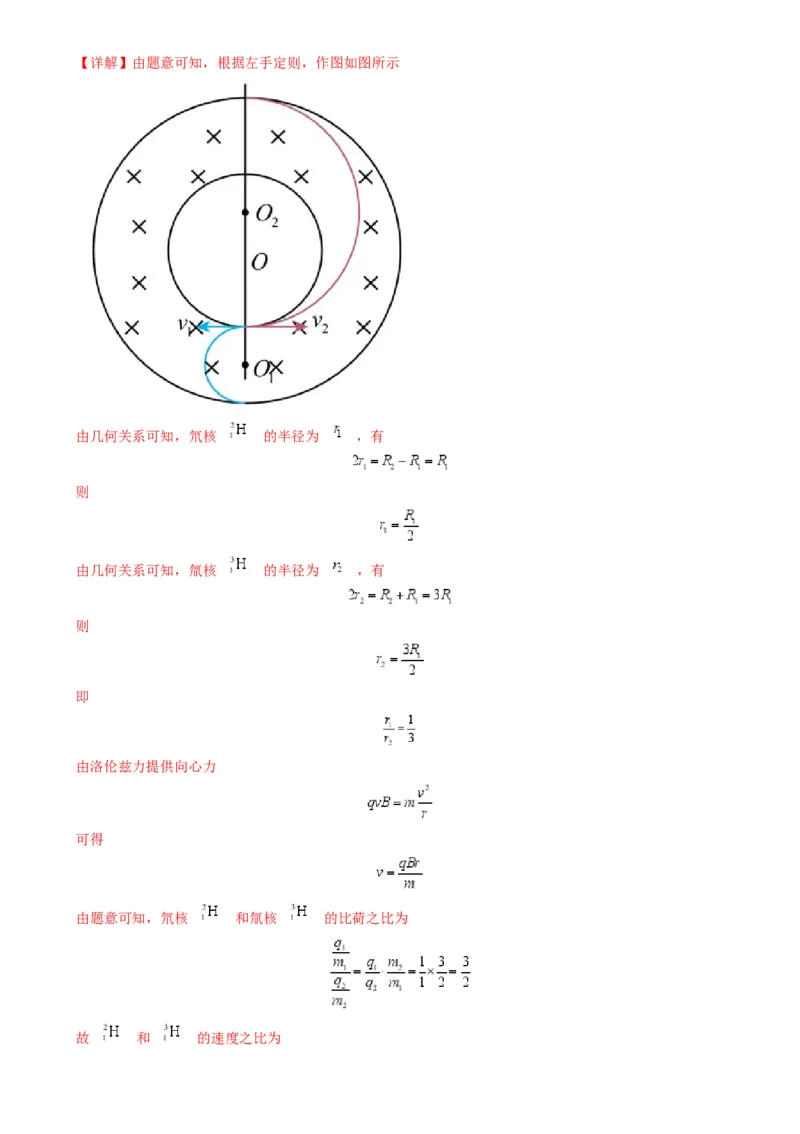 专题12磁偏转模型中的关键几何条件（解析版）_2025高中物理模型方法技巧高三复习专题练习讲义_高考物理热点模型